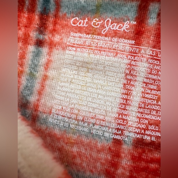 NWT Brushed Fleece plaid Christmas holiday nightgown size M (8) - Picture 4 of 7